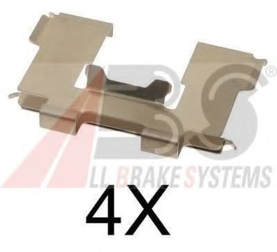 1630Q A.B.S. Компоненти дискових гальмівних колодок