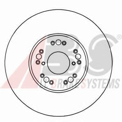 16493 A.B.S. Гальмівний диск