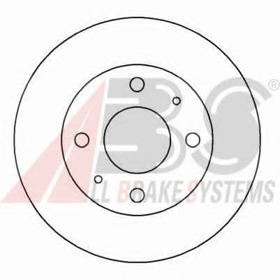 16635 A.B.S. Тормозной диск для Subaru Libero