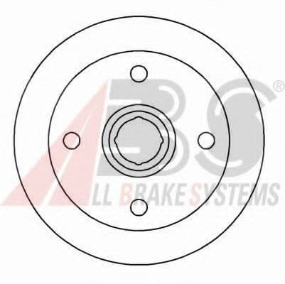 16874 A.B.S. Гальмівний диск