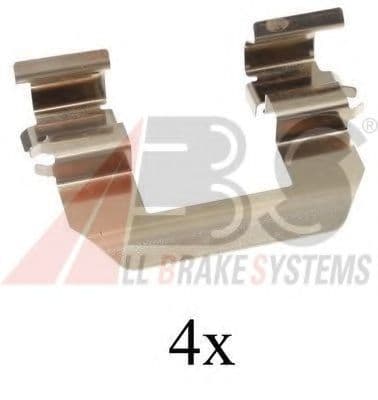 1693Q A.B.S. Комплектующие дисковых тормозных колодок для Kia Cerato