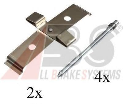 1694Q A.B.S. Компоненти дискових гальмівних колодок