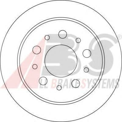 17030 A.B.S. Гальмівний диск