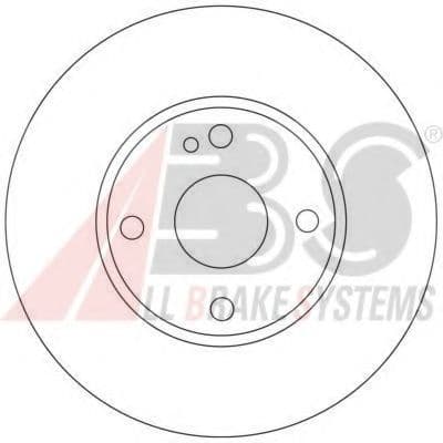 17093 A.B.S. Тормозной диск для Mazda 323