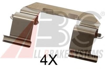 1723Q A.B.S. Комплектующие дисковых тормозных колодок для Nissan Almera