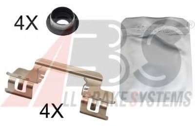 1784Q A.B.S. Комплектующие дисковых тормозных колодок для Chrysler 300C