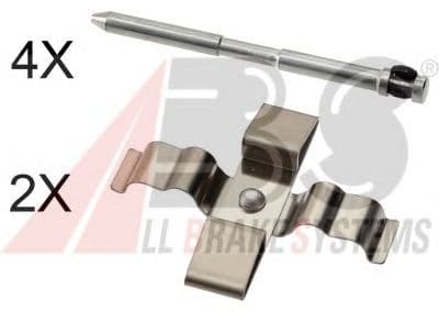 1801Q A.B.S. Комплектующие дисковых тормозных колодок