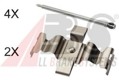 1803Q A.B.S. Комплектующие дисковых тормозных колодок