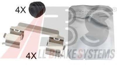 1817Q A.B.S. Комплектующие дисковых тормозных колодок для Toyota Hilux