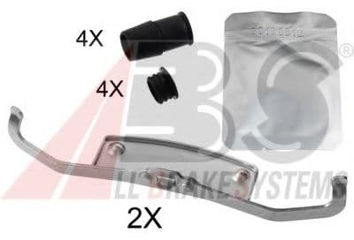 1837Q A.B.S. Компоненти дискових гальмівних колодок