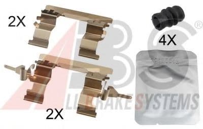1853Q A.B.S. Компоненти дискових гальмівних колодок для Nissan Juke