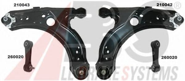 219905 A.B.S. Комплект важелів