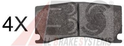 37765 A.B.S. Гальмівні колодки