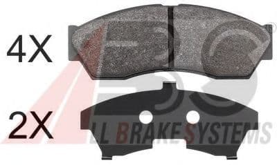 37849 A.B.S. Гальмівні колодки для Rover CityRover