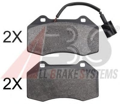 37877 A.B.S. Тормозные колодки