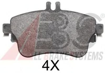 37912 A.B.S. Гальмівні колодки