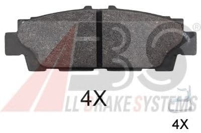 37913 A.B.S. Гальмівні колодки