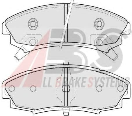 38315 A.B.S. Тормозные колодки