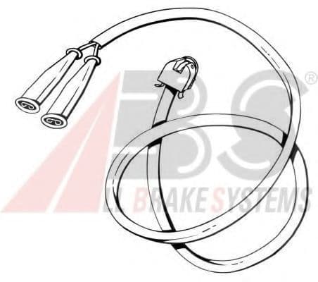 39548 A.B.S. Датчик износа тормозных колодок для Porsche 928