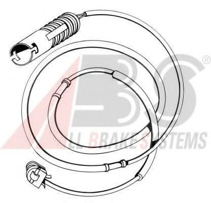 39593 A.B.S. Датчик зношення гальмівних колодок для Rover 75