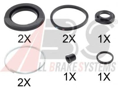 43519 A.B.S. Ремкомплект гальмівного супорта для BMW 6 Series