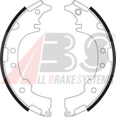 9014 A.B.S. Гальмівні колодки