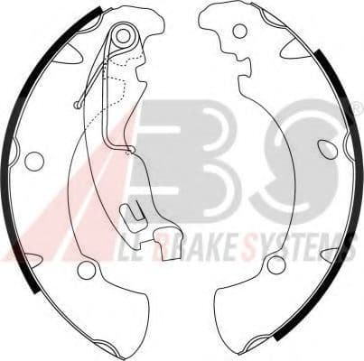 9154 A.B.S. Тормозные колодки