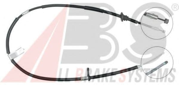 K10897 A.B.S. Трос ручного гальма