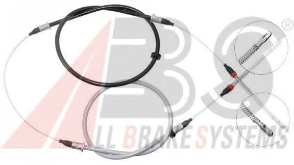 K11325 A.B.S. Трос ручного гальма для Opel Kadett