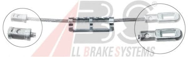 K12096 A.B.S. Трос ручного гальма