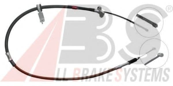 K16138 A.B.S. Трос ручного гальма для Toyota Hiace
