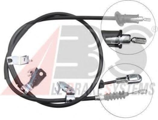 K17337 A.B.S. Трос ручного гальма