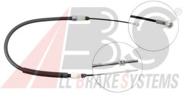 K19728 A.B.S. Трос ручного тормоза для Peugeot 607
