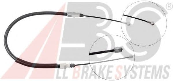 K19747 A.B.S. Трос ручного тормоза для Peugeot 607