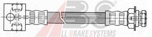 SL 4837 A.B.S. Гальмівний шланг для Jeep Cherokee