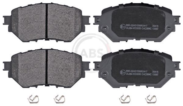 35415 A.B.S. Тормозные колодки для Mazda 3