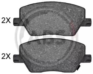 35150 A.B.S. Тормозные колодки для Fiat Tipo