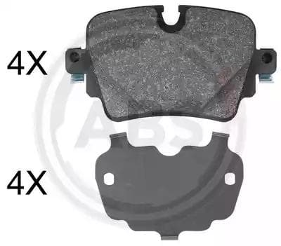 35053 A.B.S. Гальмівні колодки