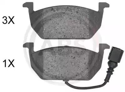 35068 A.B.S. Тормозные колодки