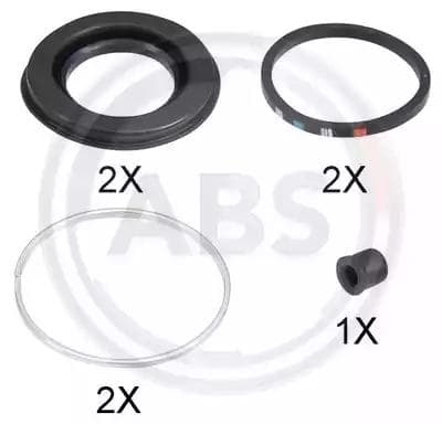 43593 A.B.S. Ремкомплект тормозного суппорта