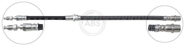 sl1664 A.B.S. Тормозной шланг для Porsche Panamera
