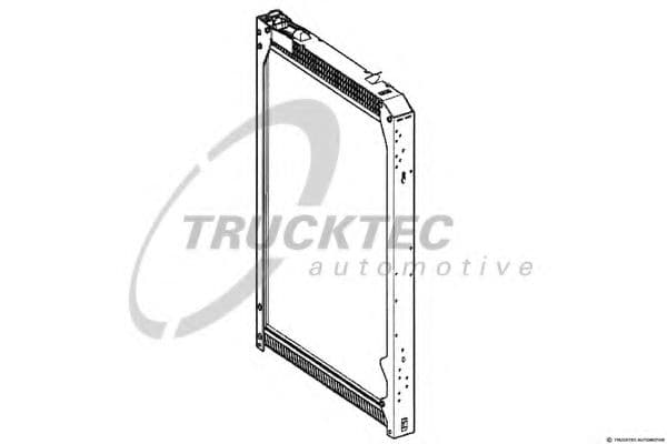 05.40.001 Trucktec Automotive Радіатор охолодження двигуна