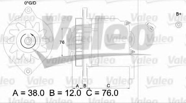 436511 Valeo Генератор