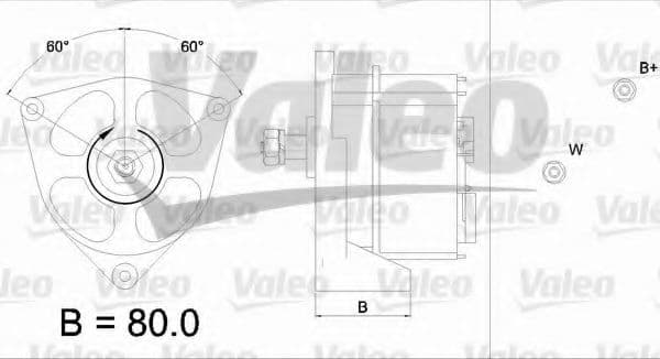 436578 Valeo Генератор