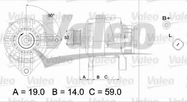 437208 Valeo Генератор