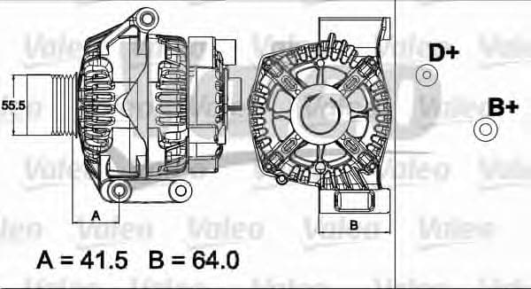 437504 Valeo Генератор