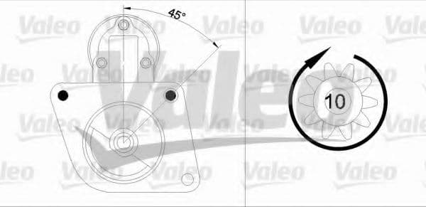 455511 Valeo Стартер