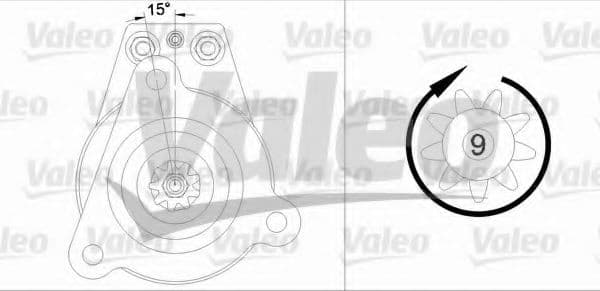 455530 Valeo Стартер