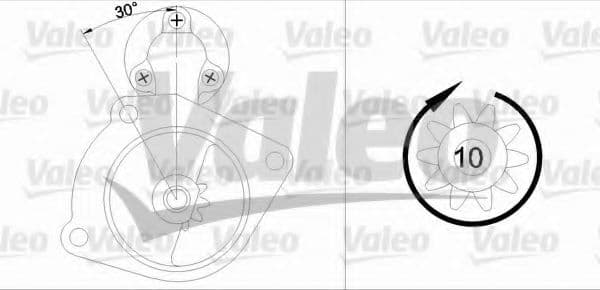 455532 Valeo Стартер