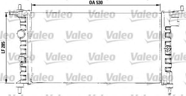 731013 Valeo Радіатор охолодження двигуна